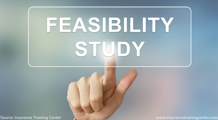 What is a captive feasibility study?