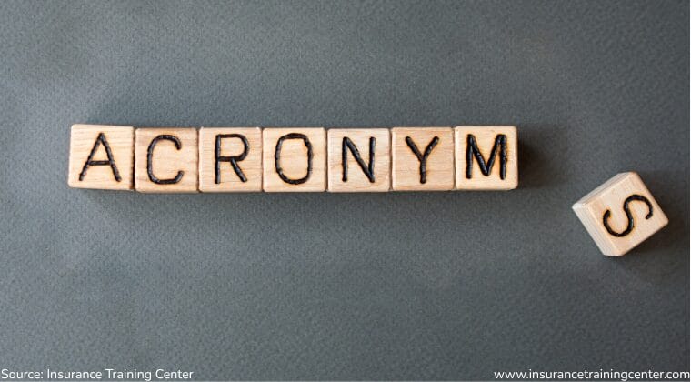 Insurance Acronyms
